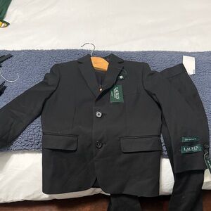 Ralph Lauren Boys Black Suit Jacket and Pants - NWT